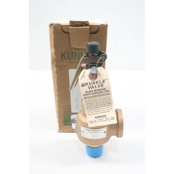 Kunkle 500Lb/Hr Bronze Threaded 15 PSI 1In NPT Relief Valve 6010FEM01-LM